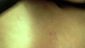 Bound on desk, gagging deepthroat while slapped and choked submissive