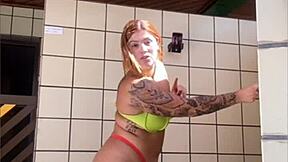 Neighbor invites me poolside flashing my swollen eager pussy?