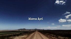 Bound Whore Suffers in Mistress April's Kinky Garden BDSM Domination