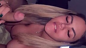 rangel carlos suckin that client cock so good til she gets the hot cum milk in her mouth