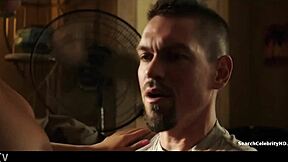 Alyssa Leblanc's Big Boobs Burst Out in Sexy Maid Costume Lapdance!