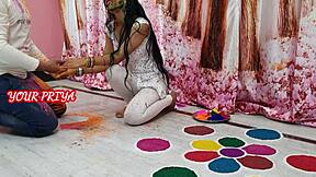 oh man priya you made holi unforgettable fucking me like that stepbro