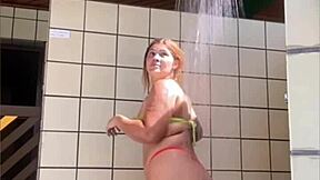 Neighbor invites me poolside flashing my swollen eager pussy?