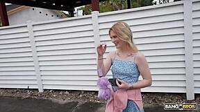 Candy Lane rides BBC every way on Bang Bus ending messy facial