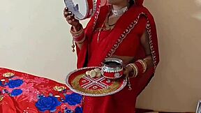 karwa chauth celebrations with close family moments