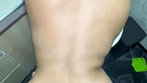 Delicious Kitchen Sex With My Curvy Ebony Stepmom Turns Wild!