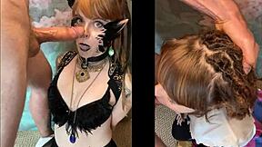 Cosplay cutie olivia jarden gags on photographer's juicy monster cock deepthroat style