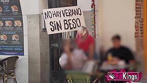 sandra v hunts street studs kissing guys and gals for rough doggystyle pounding