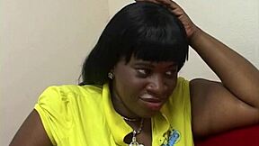 my heart races for this big black cock pounding chubby ebony beauty's huge tits and ass doggystyle