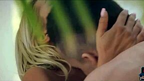 her heart races as housewife milf blonde surrenders to gardener's touch outdoors feeling every deep emotion