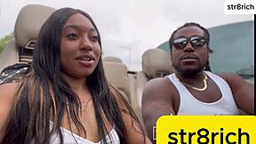 str8rich risks fucking ebony street thot's wet pussy all night