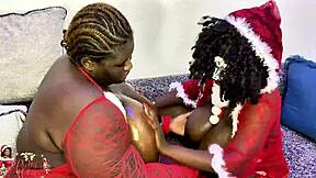 SSBBW Mrs Claus Threesome Tease