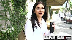 Public Pickup Pilates Instructor Jennifer Jacobs Fucks Levi Cash in Alley