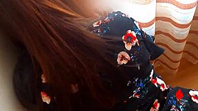 imagine this hot pinay agent's pussy sealing the deal with wild doggystyle pounding and creamy finish