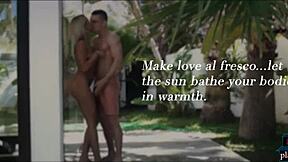 her heart races as housewife milf blonde surrenders to gardener's touch outdoors feeling every deep emotion