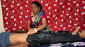 sloppy auntie craves young cock deep in her hungry pussy with hindi moans