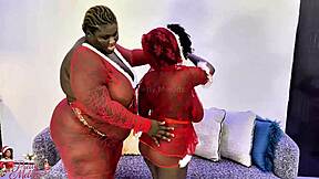 SSBBW Mrs Claus Threesome Tease