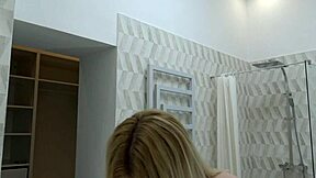 big tits milf art teacher and tattooed german assistant's long legs casting tease