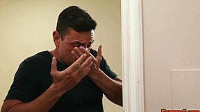 Julia James squirts everywhere using toys and objects around house