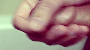 my dick cums deliciously in super slow motion close up