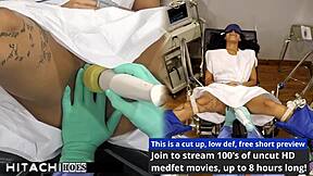 Freshman blindfolded by doctor for mandatory hitachi orgasm Tampa Maya Fierce