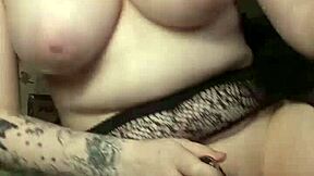 Does This Plugged Chubby Babe Squirt Hard from Butt Plug Vibrator Combo?