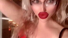 hey haters this goddess in leggings and glasses owns your feet slave worship now