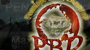 Penelope Black Diamond's Glass Dildo Tease in Hamburg