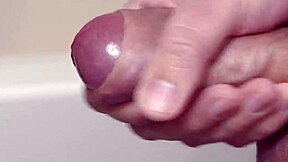 my dick cums deliciously in super slow motion close up