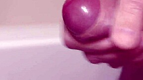my dick cums deliciously in super slow motion close up