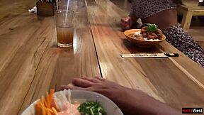 i suck huge dick in sushi bar toilet then eat rolls with cum on face