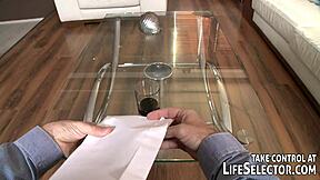 Ready to finger and titty fuck gaping hot brunettes in interactive gym club?