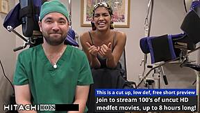 Freshman blindfolded by doctor for mandatory hitachi orgasm Tampa Maya Fierce