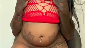 bareback ebony creampie compilation has mr carlisle flooding big ass pregnant sluts doggystyle