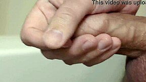 my dick cums deliciously in super slow motion close up