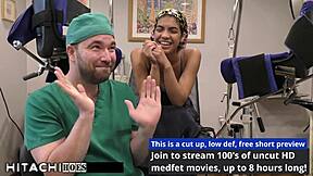 Freshman blindfolded by doctor for mandatory hitachi orgasm Tampa Maya Fierce