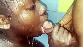 Shower BATH Turns WILD With Big Ass Ebony HARDCORE FUCK And MOANING.