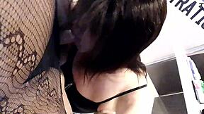 andrea rojo slurps ladyboy cocks in wild mexican shemale lesbian oral threesome