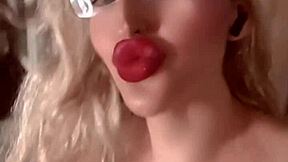 hey haters this goddess in leggings and glasses owns your feet slave worship now