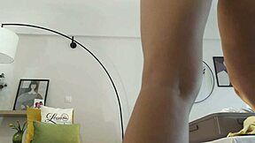 hot skinny beauty shakes massive ass in full fishnet stockings twerking wildly sexy