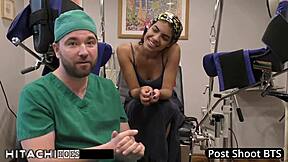 Freshman blindfolded by doctor for mandatory hitachi orgasm Tampa Maya Fierce