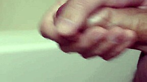 my dick cums deliciously in super slow motion close up