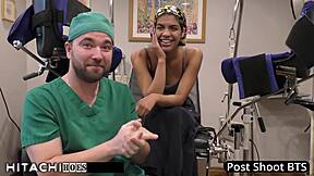 Freshman blindfolded by doctor for mandatory hitachi orgasm Tampa Maya Fierce