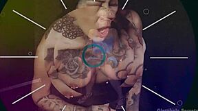 imagine that curly brunette's sloppy mouth working your cock through the gloryhole