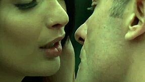 Glamour Babe Rides Assfucked Then Drools Jizz from Pulsing Cock