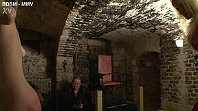 the sadists circle punishes their german european slave with intense bdsm domination and pain