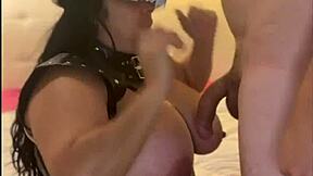 oops my stepson slipped his huge cock into my mouth during our taboo amateur play by accident