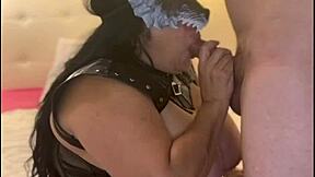 oops my stepson slipped his huge cock into my mouth during our taboo amateur play by accident
