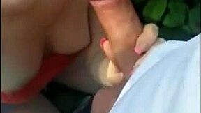 Cute Tinder Girl Delivers Teasing Outdoor Blowjob