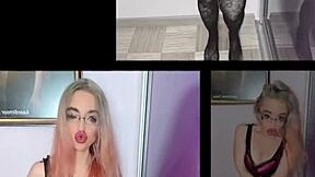 sensual findom goaldigger mistress in stockings sings addictive domination song